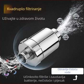 Tuš filter spojnik - dechloriranje, negativni ioni, ABS materijal, moderan stil