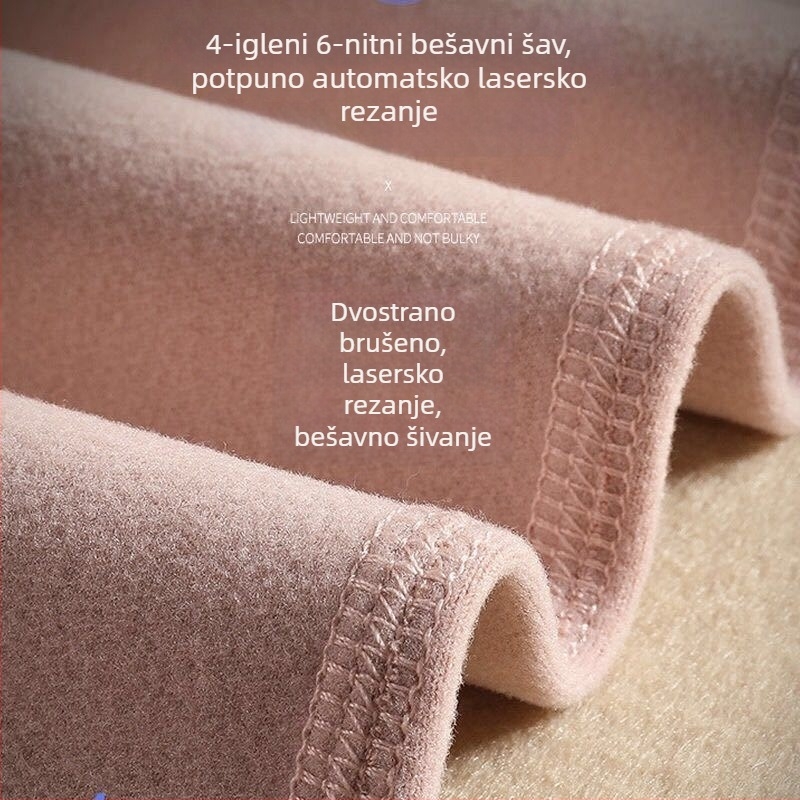 Ženska topla vesta De Velvet od akrila, okrugli izrez, pulover stil, jednoslojna, 220 g