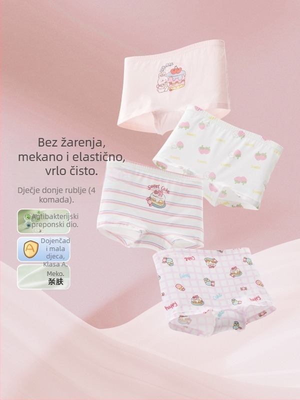 Dječje pamučne gaćice, unisex, pakiranje od 3 komada, sigurnosna razina A, izlazi u jeseni 2025