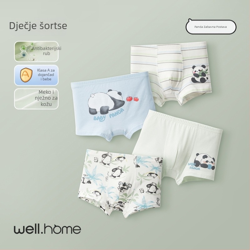 Dječje pamučne gaćice, unisex, pakiranje od 3 komada, sigurnosna razina A, izlazi u jeseni 2025