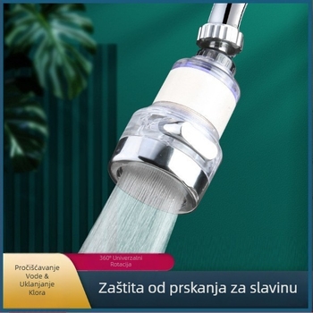 Kuhinjski aerator slavine s tri načina rada, prozorno kućište, filtr za uklanjanje preostalog klora