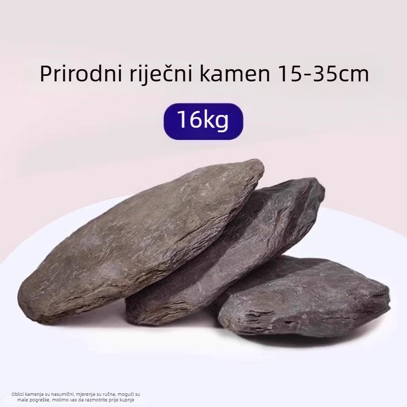 Set kamenja za akvarij za stolnu upotrebu - smola, ekološki tok dekor, platforma za kornjaču