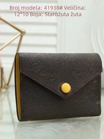 Unisex PU novčanik – uzorak s natpisima, gradski minimalistički stil, ultra lagan i otporan na habanje