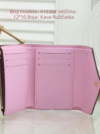 Unisex PU novčanik – uzorak s natpisima, gradski minimalistički stil, ultra lagan i otporan na habanje