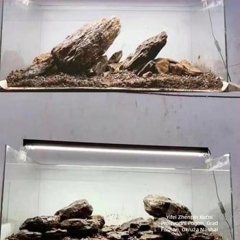 Glavni kamen za akvarističko uređenje, rockery set za ribe, škampi i kornjače