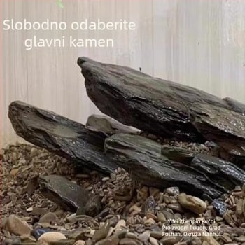 Glavni kamen za akvarističko uređenje, rockery set za ribe, škampi i kornjače