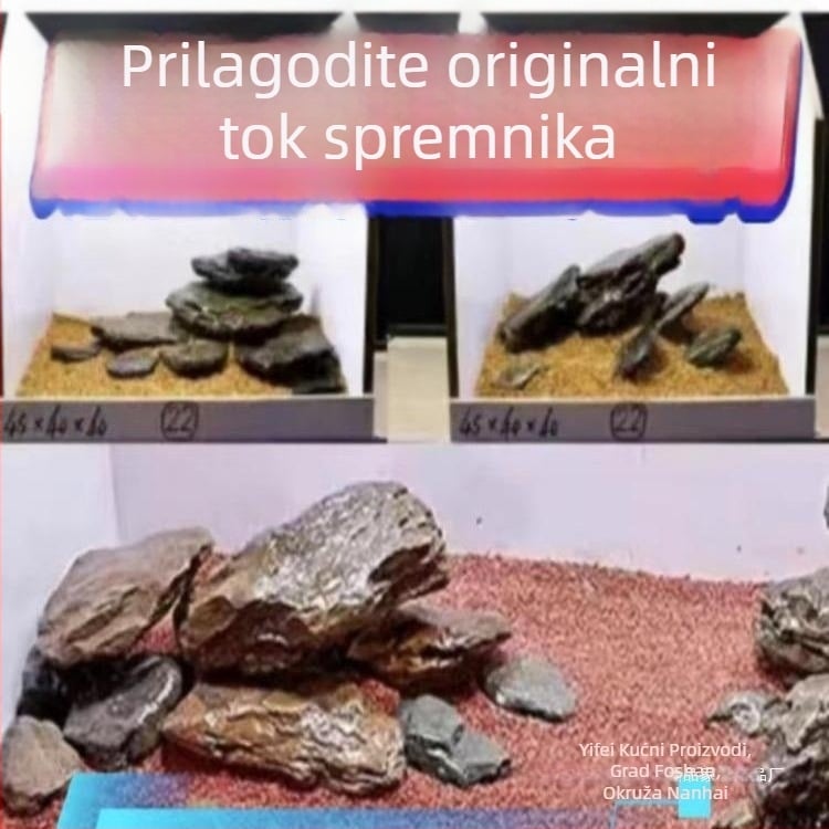 Glavni kamen za akvarističko uređenje, rockery set za ribe, škampi i kornjače