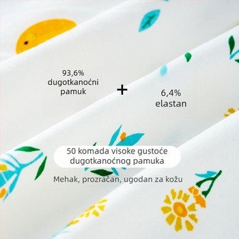 Dječje pamučne gaćice (4 kom): 93% pamuk, sigurnosna klasa A, srednji pojas, anti-wedgie, za sve sezone