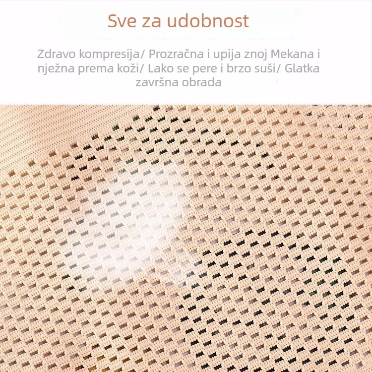 Najlon grudnjak za učvršćivanje grudi s ultratankim oblikovanim košaricama, puni košarica, za oblikovanje tijela