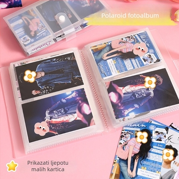 Četverokrilni kartični album – foto-album s odvojivim listovima, PP kućište, 20 unutarnjih stranica, mogućnost prilagodbe