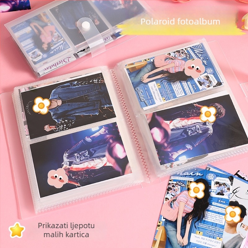 Četverokrilni kartični album – foto-album s odvojivim listovima, PP kućište, 20 unutarnjih stranica, mogućnost prilagodbe