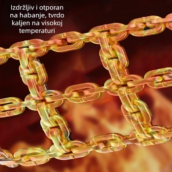 Verige protiv proklizavanja od legure, kaljene, za automobile, pogodne za sedan, SUV i MPV
