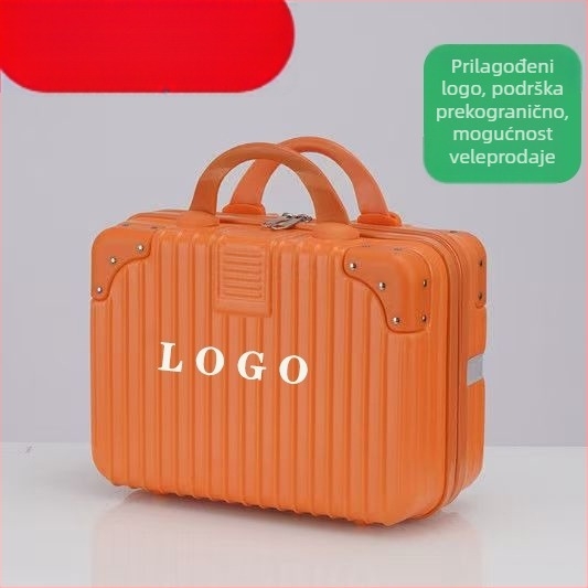 Torba za organiziranje šminke, ABS materijal, otporna na ogrebotine, zatvarač, kotačić u jednom smjeru