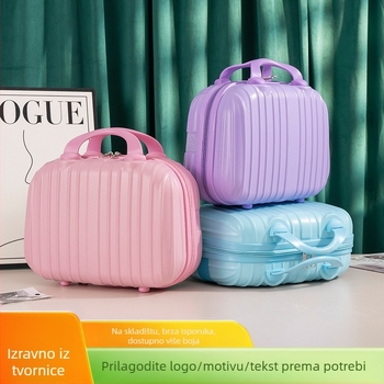 ABS materijal torba za skladištenje prtljage i kozmetike s proširivim slojem, zatvarač, kotači u jednom smjeru, unisex za putovanja