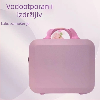 Kutija za pohranu šminke, ABS, zatvarač, bez kotačića, 700 g, s običnim kombinacijskim zaključavanjem