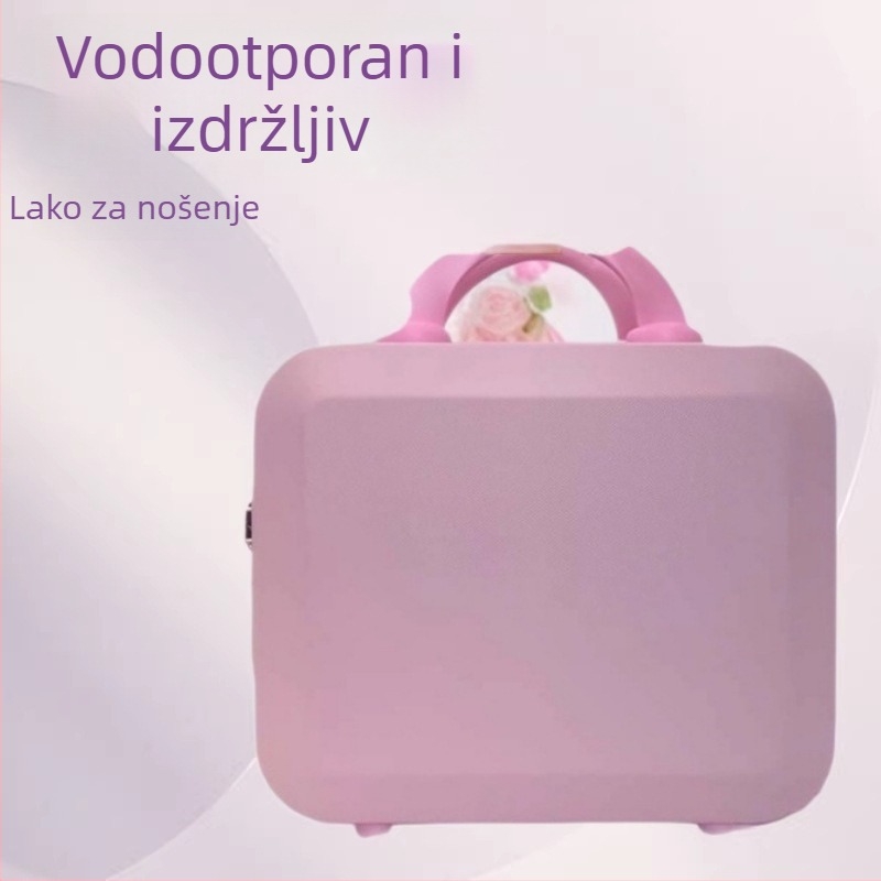 Kutija za pohranu šminke, ABS, zatvarač, bez kotačića, 700 g, s običnim kombinacijskim zaključavanjem