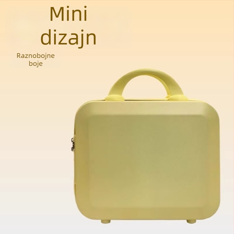 Kutija za pohranu šminke, ABS, zatvarač, bez kotačića, 700 g, s običnim kombinacijskim zaključavanjem