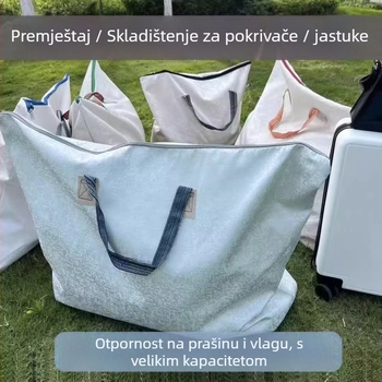 Torba za putovanje za skladištenje, kubnog oblika, poliester, višestruka namjena, za preseljenje (Poliester, Kubnog oblika, Višestruka namjena, Za preseljenje)