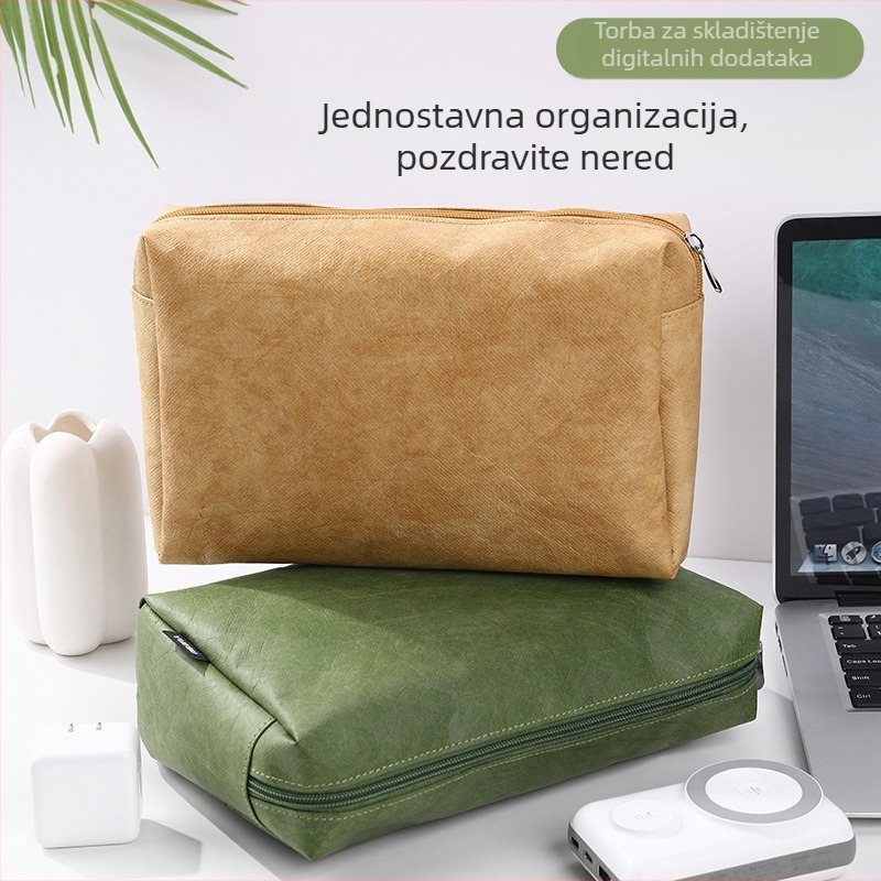 Kozmetička torbica Joyful, kubičnog oblika, Dupont papir, veliki kapacitet, vrlo lagana