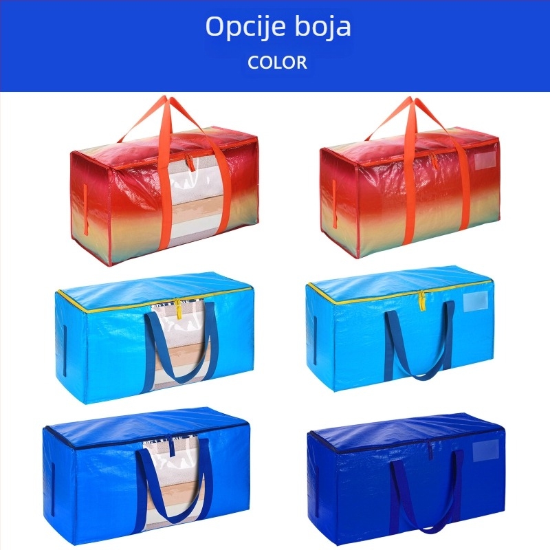 Plastična tkanina vreća za skladištenje, tip torbe, materijal PP, zatvorena funkcija, nosivost 40, debljina pletenja 180