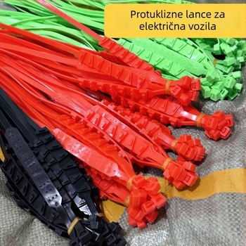 Univerzalna snježna lančana za električni tricikl, automobil i motocikl — protuklizni spoj, težina 145 g