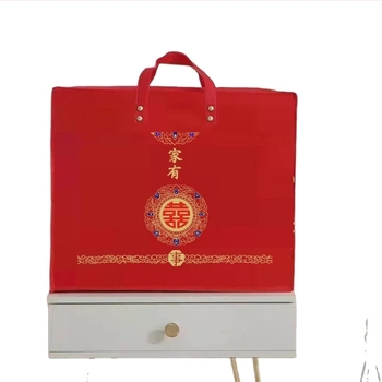 Torba za pohranu svadbenog pokrivača za četvero-dijelni vjenčani set | netkano vlakno, oblik 20213, za putovanje i pohranu u spavaćoj sobi, stil nacionalni trend