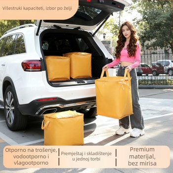 Torbe za preseljenje za pakiranje – velike kapacitete, kubnog oblika, sklopive PE torbe, model C2LL