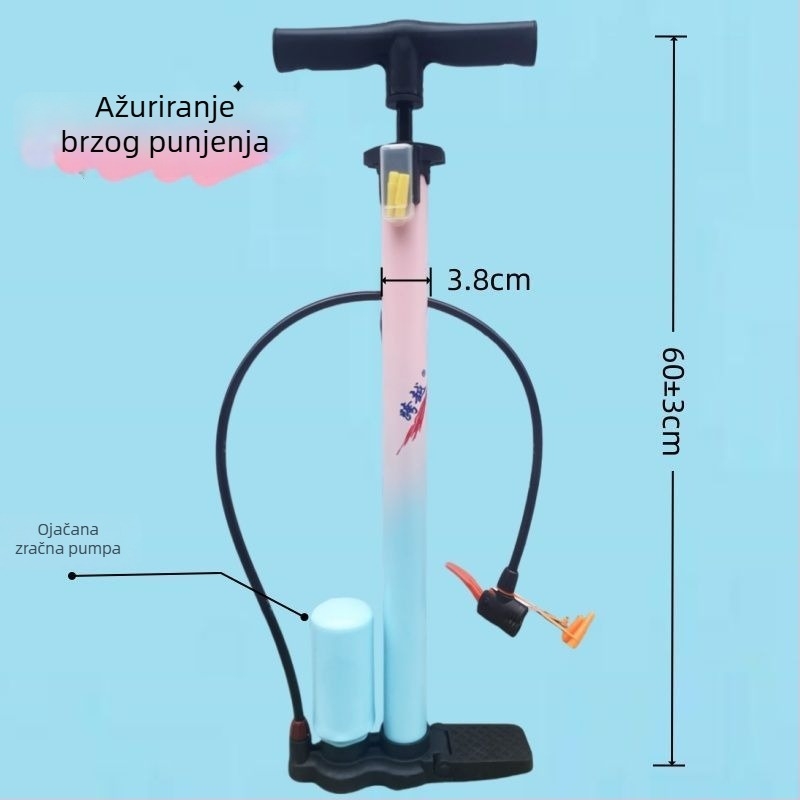 Ručna pumpa za zrak za električna vozila, bicikle i tricikle