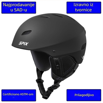 Kaciga za biciklizam SPIX, ABS materijal, prilagodljiva, otporna na vjetar, prozračna, za odrasle