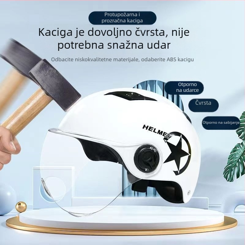Kaciga za električni skuter - lagana, ABS materijal, opća uporaba, ljeto, certifikacija TCO99