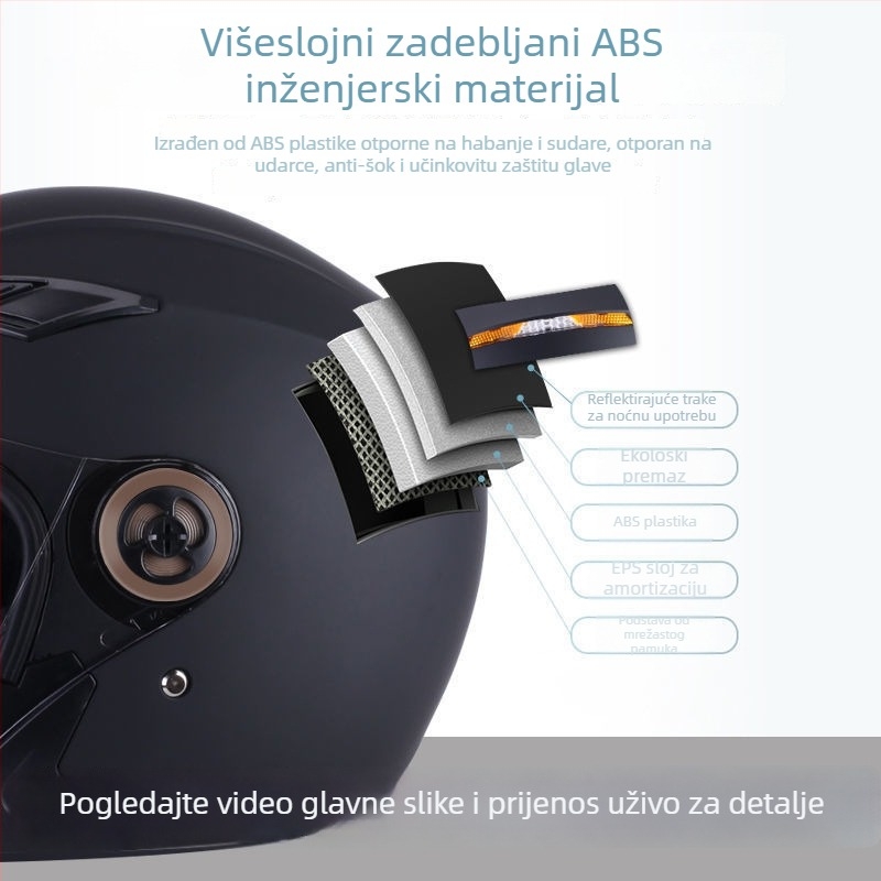 Kaciga za električni motocikl u rally stilu, univerzalno korištenje, ljeto, za utrke, TCO99 certifikat