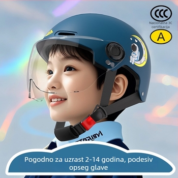 Dječja kaciga za električna vozila — ABS, Gb811-2022a certifikat, sve sezone, za putovanje