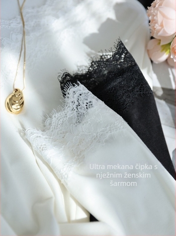 Pletena majica s V izrezom, dugim rukavima, vezenje, pravilan kroj, ženski top za jesen 2025