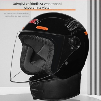 Kaciga za električno vozilo — univerzalna, zimska upotreba, ABS materijal, IRZR, 3C certifikat, za svakodnevno putovanje