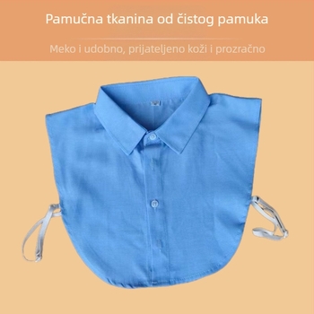 Odvojivi ovratnik od 100% pamuka, za odrasle, unisex, proljeće 2025