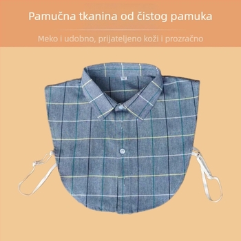 Odvojivi ovratnik od 100% pamuka, za odrasle, unisex, proljeće 2025