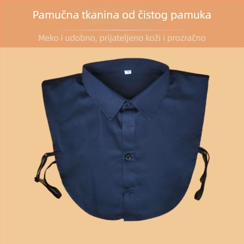 Odvojivi ovratnik od 100% pamuka, za odrasle, unisex, proljeće 2025