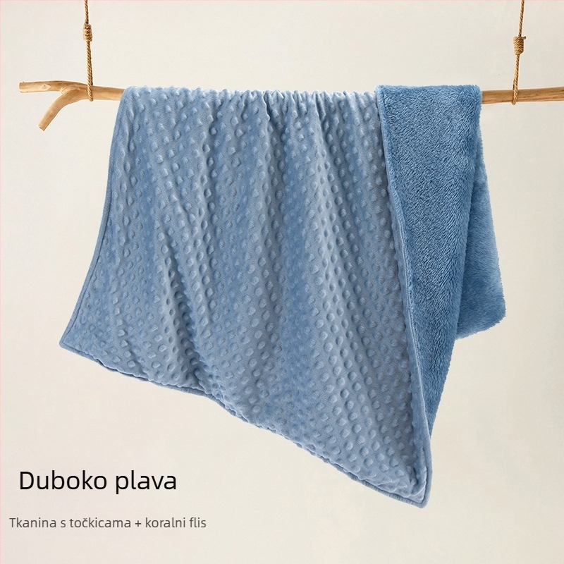 Bidoole Dvostruko dječje deka, coral fleece, 300–500 g, za djecu 1–3 godine, sve sezone, prilagodljivo