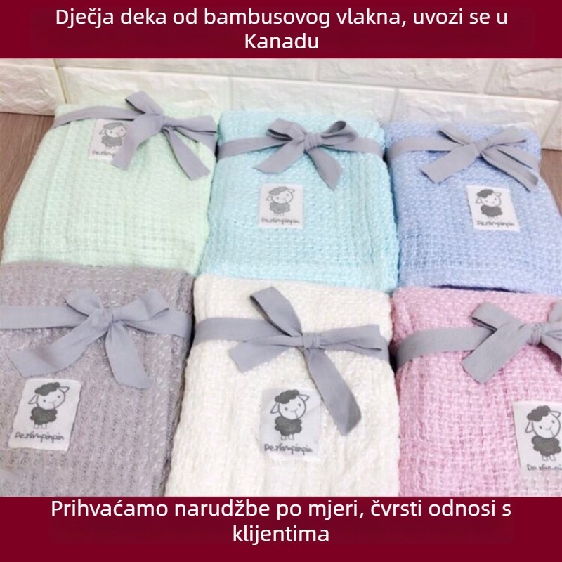 Dječja deka od bambusovih vlakana, prozračna, 400 g, ljeto, za bebe do 12 mjeseci, prilagodljiva