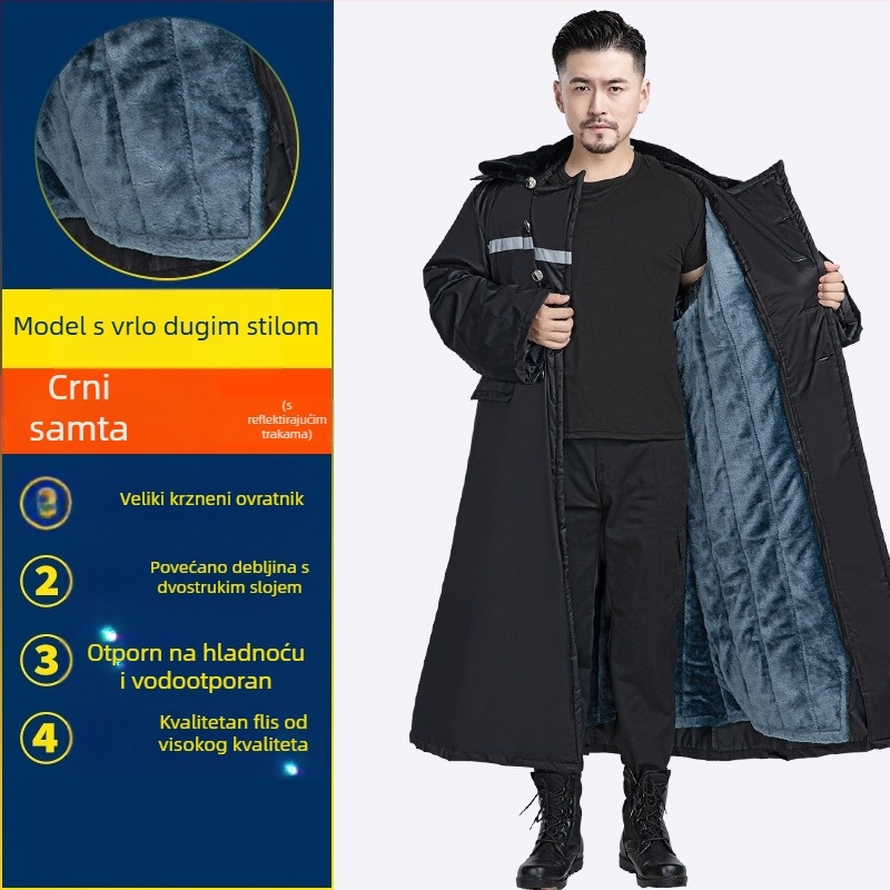 Vojni zimski kaput s flis podstavom, debela izolacija, kamuflažni uzorak, unisex