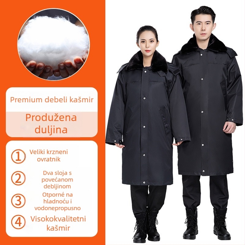 Vojni zimski kaput s flis podstavom, debela izolacija, kamuflažni uzorak, unisex