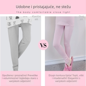 Trudničke tople hlače s podrškom za trbuh, Modal (90–95%), tanke, mikroelastične, uski kroj