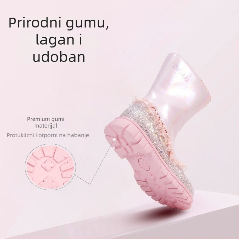 Dječje Martin čizme visokog kroja, Velcro zatvaranje, gornji dio od super vlakana, protuklizni gumeni potplat, za djecu od 4–6 godina