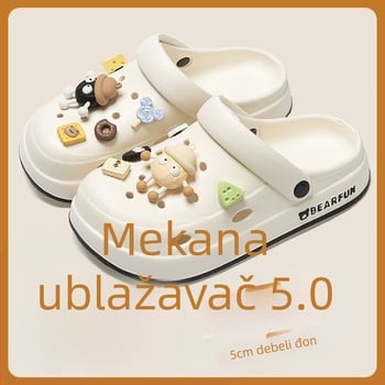 Crocs-stil EVA sandale, unisex, EVA gornji dio i potplat, debljina potplata 2–3 cm, lagane, protuklizne, vodootporne
