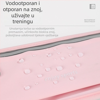 Sportska torbica oko struka za telefon, unisex, prozračna i vodootporna, ultralagana poliesterska konstrukcija za vanjske sportove