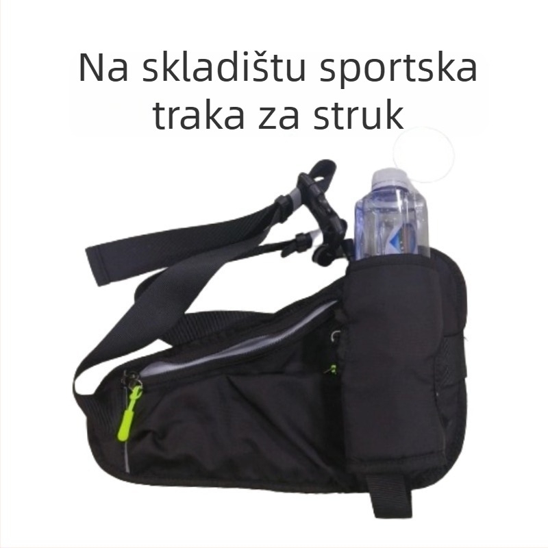 Sportska bedrena torba za biciklizam i trčanje — prozračna, vodootporna, izuzetno lagana od najlona, unisex, za otvorene sportove, proljeće 2025