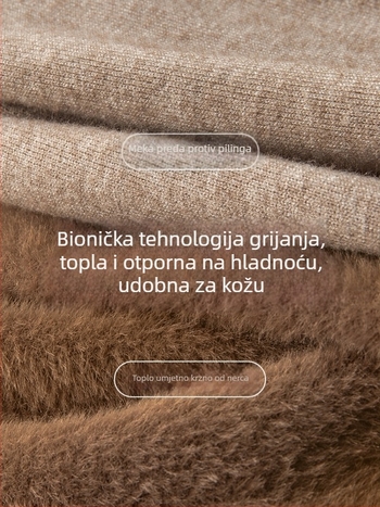 Pleten džemper - uski kroj, poluturtnjak ovratnik, mercerizirana pamuk mješavina s visokom elastičnošću i postojanošću boja, za muškarce
