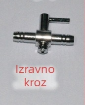 Nehrđajući čelični podijeljivač kisikovog cijevi za akvarij uz ventil za zrak i regulator pumpe