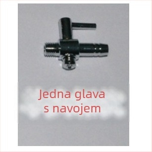 Nehrđajući čelični podijeljivač kisikovog cijevi za akvarij uz ventil za zrak i regulator pumpe