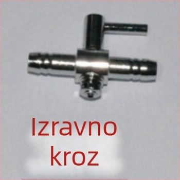 Nehrđajući čelični podijeljivač kisikovog cijevi za akvarij uz ventil za zrak i regulator pumpe